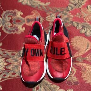 Zara Kids Red and Black Sneakers